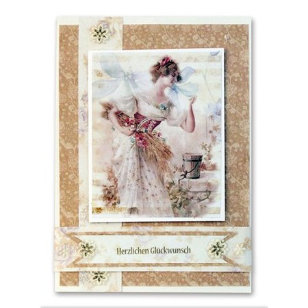 BASTELSETS / CRAFT KITS: Klappkartenset, Vintage I