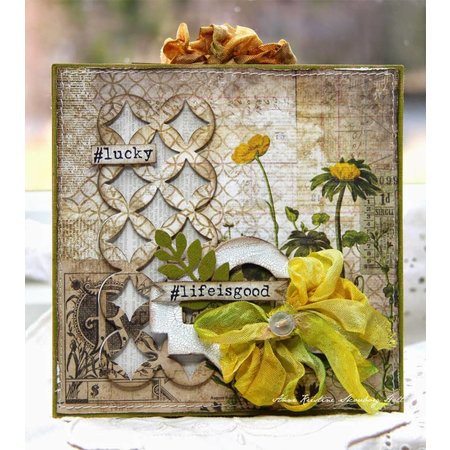 Sizzix Ponsen en embossing sjabloon: leeftijd Framework Naties