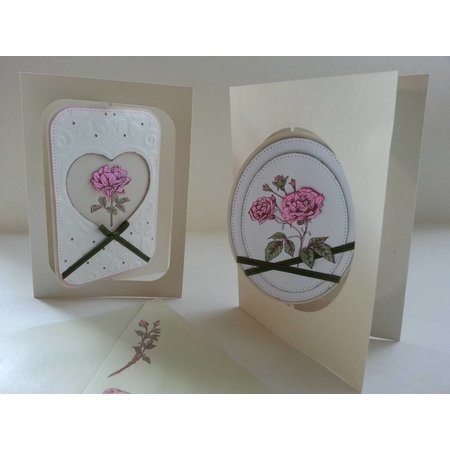 Wild Rose Studio`s A6 Transparent Stempel, Rosen