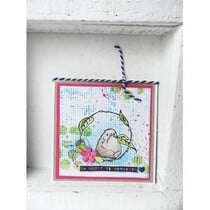 Transparent stamp: Birdy