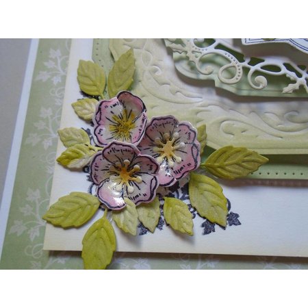 Creative Expressions Rubber stamps, Christmas Rose
