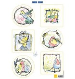 Marianne Design Bilderbogen, petits oiseaux mignons