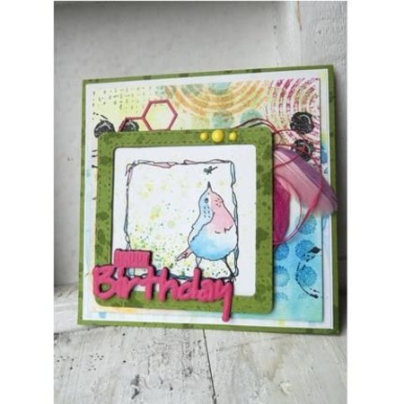 Marianne Design Bilderbogen, pequeños pájaros lindos