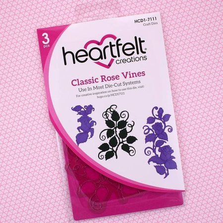 Heartfelt Creations aus USA Dyptfølt CREATIONS "Classic vintreet Roses"