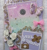 Joy!Crafts und JM Creation Ponsen en embossing sjabloon: Roll up rozen