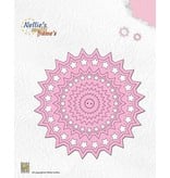 Nellie snellen Punching and embossing templates: Cirkel with stars