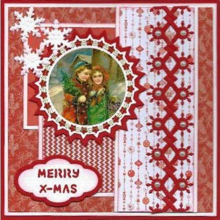 Nellie snellen plantillas de punzonado y estampado en relieve: Cirkel con las estrellas