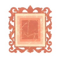 Stamping and embossing folder SET: 3 rectangles and 1 decorative frame