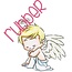 C.C.Designs Carimbo de borracha: amor Anjo