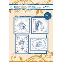 Hobby book 8 Embroidery Patterns: Delfsblue