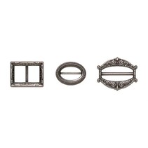 Metal Set, Antique Silver