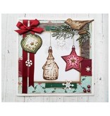 Marianne Design Punching and embossing template: Tiny's Pine tree branch