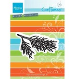 Marianne Design Ponsen en embossing sjabloon: Tiny's boomtak van de pijnboom