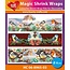 BASTELZUBEHÖR / CRAFT ACCESSORIES Magic shrink films, birds (⌀ 6 cm)