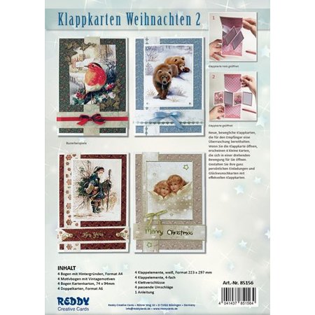 BASTELSETS / CRAFT KITS: Klappkartenset Weihnachten II