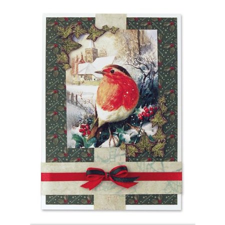 BASTELSETS / CRAFT KITS: Fancy Bordered Print Fancy Christmas II