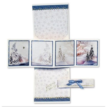 BASTELSETS / CRAFT KITS: Fancy Bordered Print Fancy Christmas II