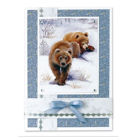 BASTELSETS / CRAFT KITS: Fancy Bordered Print Fancy Christmas II