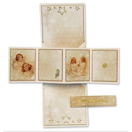 BASTELSETS / CRAFT KITS: Fancy Bordered Print Fancy Christmas II
