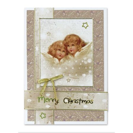 BASTELSETS / CRAFT KITS: Fancy Bordered Print Fancy Christmas II