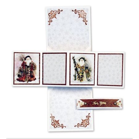 BASTELSETS / CRAFT KITS: Fancy Bordered Print Fancy Christmas II
