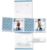 BASTELSETS / CRAFT KITS: Klappkartenset HUMMEL Weihnachten I