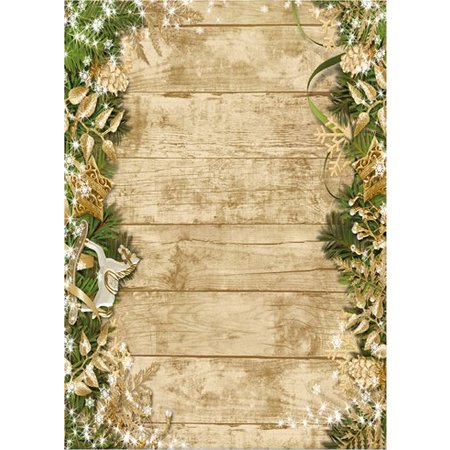 DESIGNER BLÖCKE  / DESIGNER PAPER Card stock de Noël, bois avec des figures de Noël