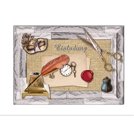 Embellishments / Verzierungen Die losse vellen met accessoires van karton, A4