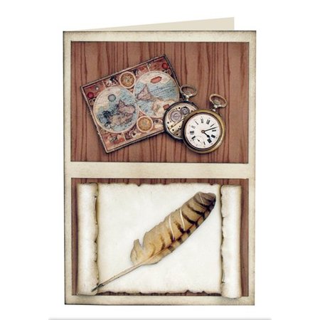 Embellishments / Verzierungen Die losse vellen met accessoires van karton, A4