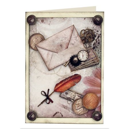 Embellishments / Verzierungen Die cut ark med tilbehør fra kartong, A4