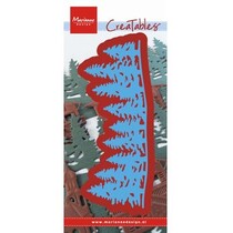 Punching and embossing template: Horizon forrest / forest