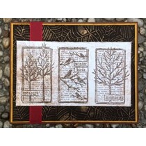 Embossing Folder: Spinnewebe patroon