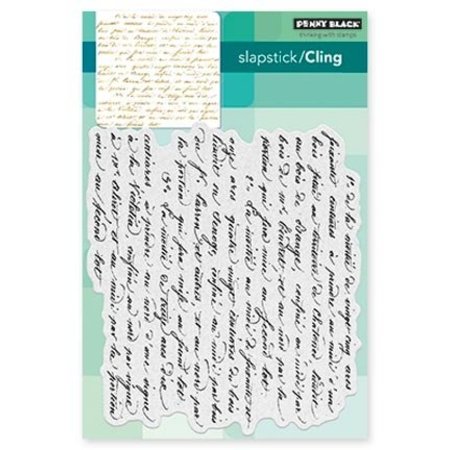 Penny Black Transparant stempel: Script