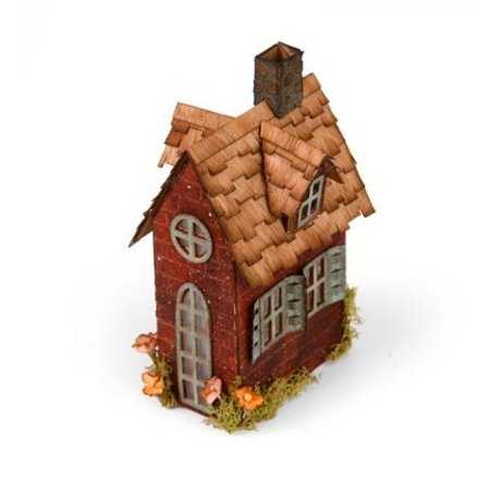 Sizzix presning og prægning mappe: Village Brownstone