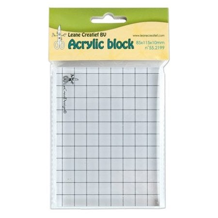 BASTELZUBEHÖR / CRAFT ACCESSORIES Acryl blok, 85x115x10mm