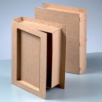 1 scatola in forma di libro, in rilievo della colonna vertebrale!