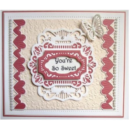 Creative Expressions Punching and embossing template: Romantic border