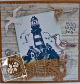Joy!Crafts und JM Creation Timbro trasparente su e in mare