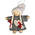 Felt Imp, 9cm, for hanging
