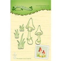 Poinçonnage et gaufrage modèle: Champignons