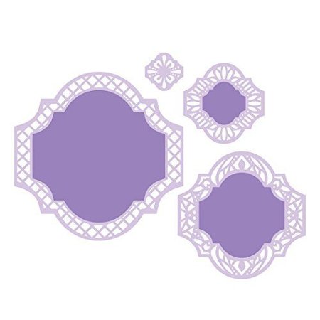 Spellbinders und Rayher Punching and embossing template: decorative frame