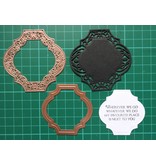 Spellbinders und Rayher Punching and embossing template: decorative frame