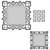 Spellbinders und Rayher Perfuração e molde de estampagem: Frame decorativo rectângulo