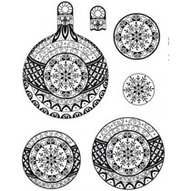 Transparent stempel: 3D jul Ball