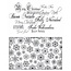 Stempel / Stamp: Transparent selos transparentes: Fundo do Natal, fonte e Schneeflocken