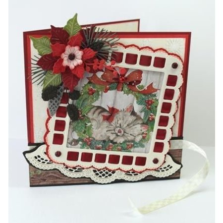 Marianne Design Punching and embossing template: Pine branches
