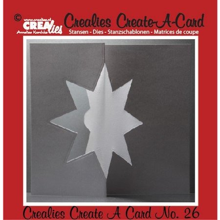 Crealies und CraftEmotions Ponsen en embossing sjabloon :. Card geen 26 punch