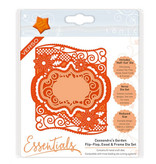 TONIC stamping and embossing folder: Flip Flop, Easel & Frame, Cassandra Garde