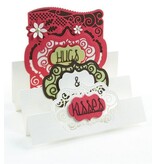 TONIC stamping and embossing folder: Flip Flop, Easel & Frame, Cassandra Garde