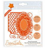 TONIC stempelen en embossing folder: Flip Flop, schildersezel & Borders
